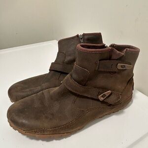 Merrell Haven Duo Leather Waterproof Boots Brown  Size 6.5